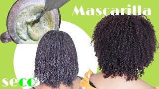 Mascarilla hidratante para el cabello rizado - si tienes el pelo afro seco  , quebradizo, sin brillo - YouTube