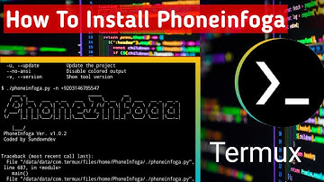 Phoneinfoga How to install phoneinfoga in android