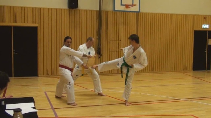 Bryne TaeKwonDo Klubb - Daniel knuser planke!