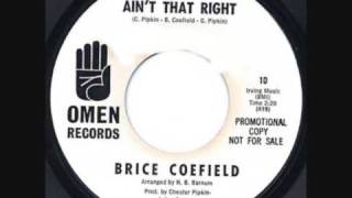 Brice Coefield Ain't That Right chords