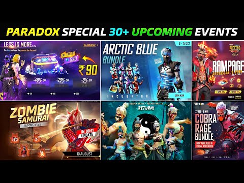 Upcoming Events in Free Fire l Free Fire New Event l Ff Upcoming Events l Divided Gamer