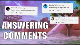 Countering the Clix Window? (Answering YOUR Comments)