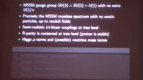 Ron Donagi - Heterotic standard models