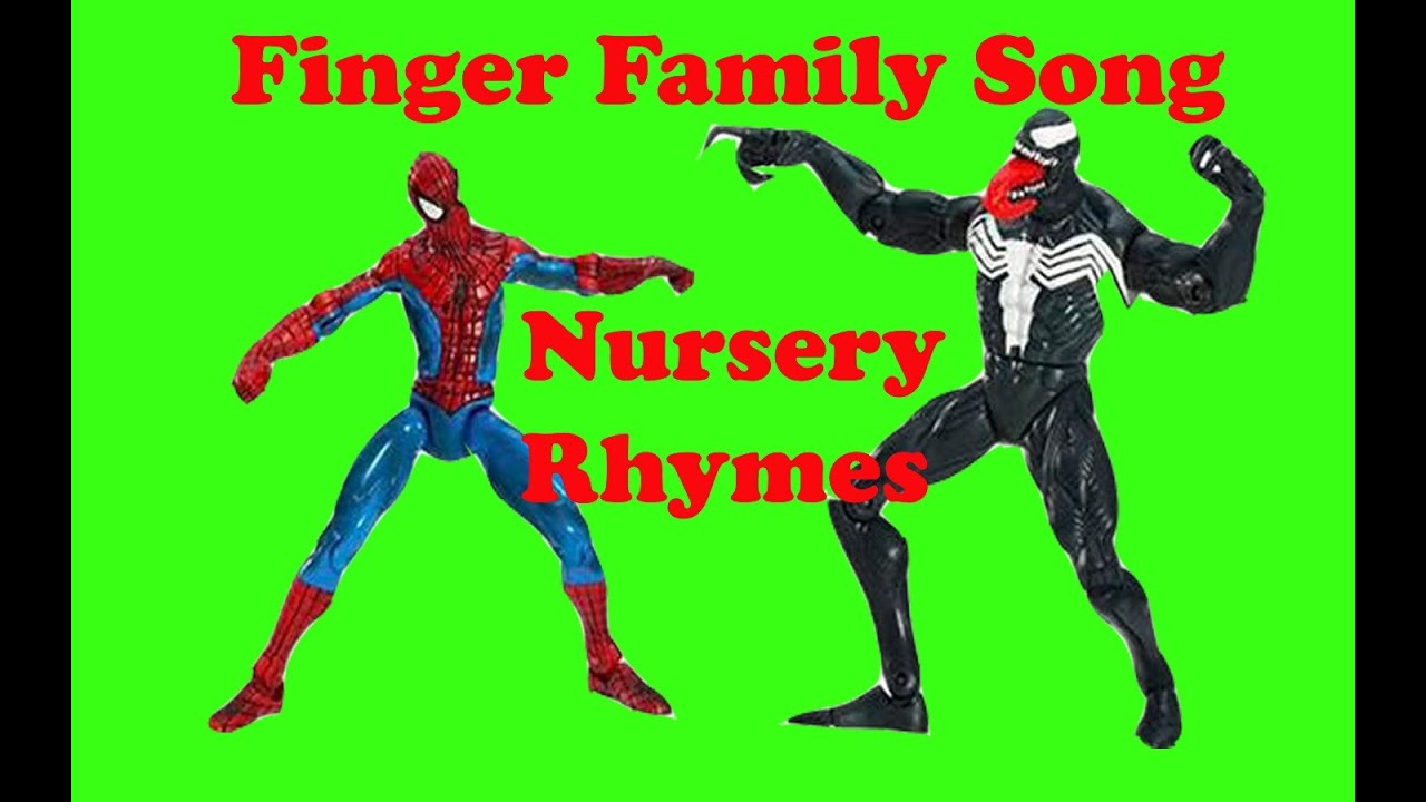 Spiderman Battle with Venom Brothers! Finger Family Song! Nursery Rhymes Disney Cars!