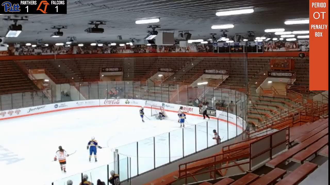 BGSU Women's Club Ice Hockey vs Pittsburgh Live!