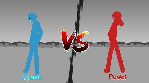 Power vs Speed | Red vs Blue