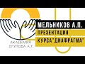 Мельников А.П презентация семинара "Диафрагма" в академии Огулова