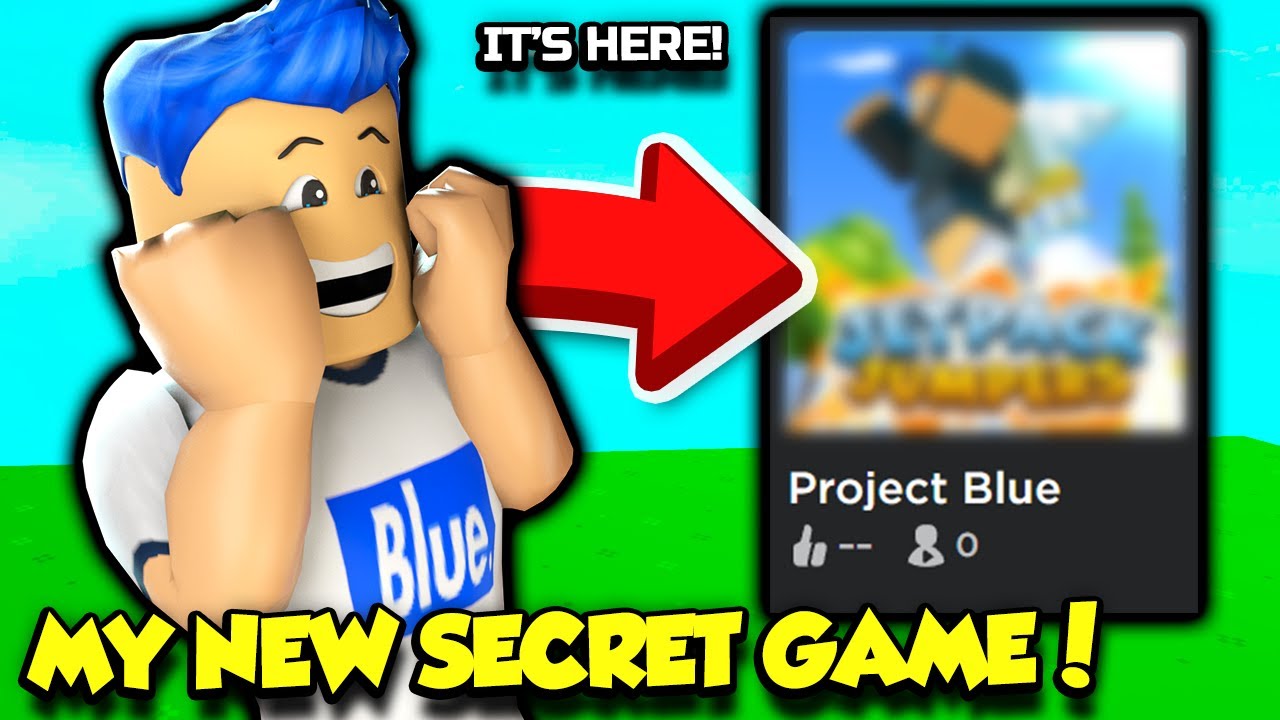 So My NEW SECRET ROBLOX GAME Project Blue IS OFFICIALLY OUT
