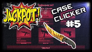 WYGRAŁEM NA JACKPOT ! TRADE UPDATE - CASE CLICKER #5