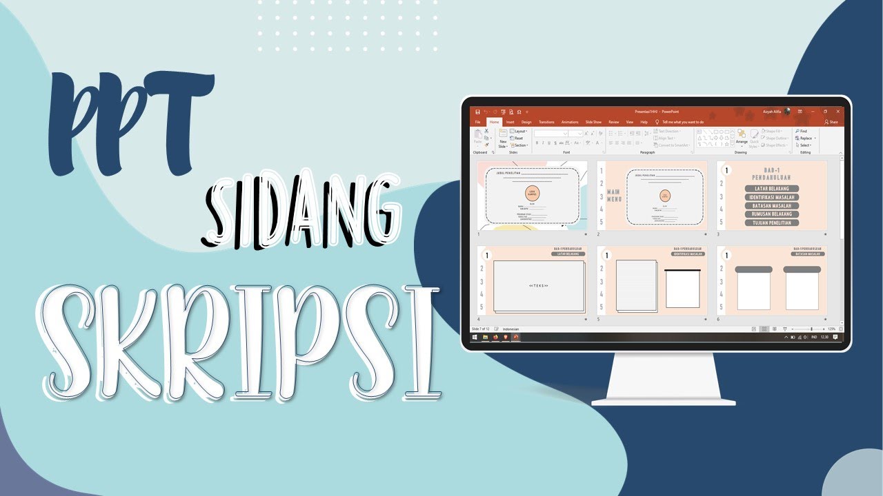 Membuat PPT Sidang Skripsi yang Menarik #1 - YouTube