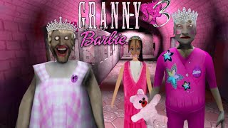 Granny 3 | Barbie 💒 Granny  Full Gameplay | Grandpa ke Dimag me Barbie ka Side Effect😂🤣 #shorts screenshot 3