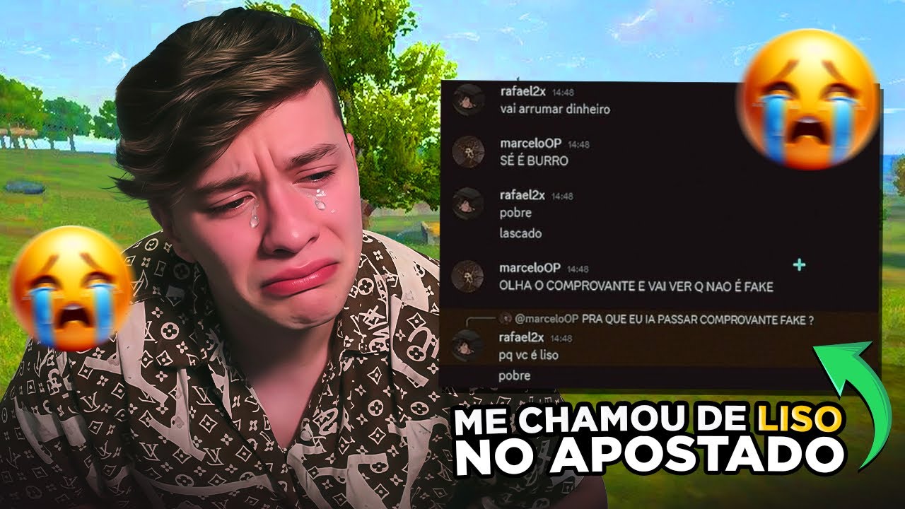 FUI JOGAR UM APOSTADO DE 10 REAIS E FUI ROUB4D0? | FREE FIRE 😡 - apelapato
