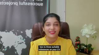 How To Correctly State References on your CV