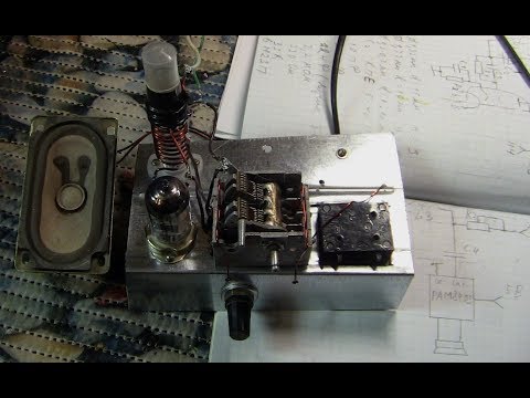 Низковольтный ламповый FM-приемник без выходного трансформатора (сверхрегенератор #3)
