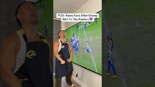 POV: Rams Fans After Giving Belt To The Raiders 😈•#rams #raiders #nfl #football #nflfootball