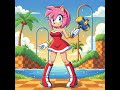 AMY ROSE Playthrough Sonic The Hedgehog Sega Master System [Hack]
