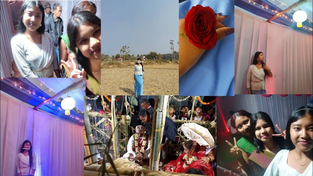 Attending sister wedding 💒💍//Bishramganj📍  //@sruudiaries 