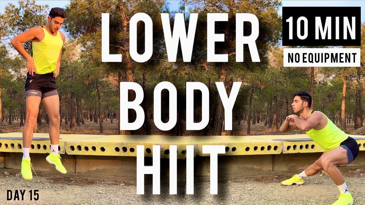 10 Min KILLER Lower Body HIIT Workout | No Equipment - YouTube