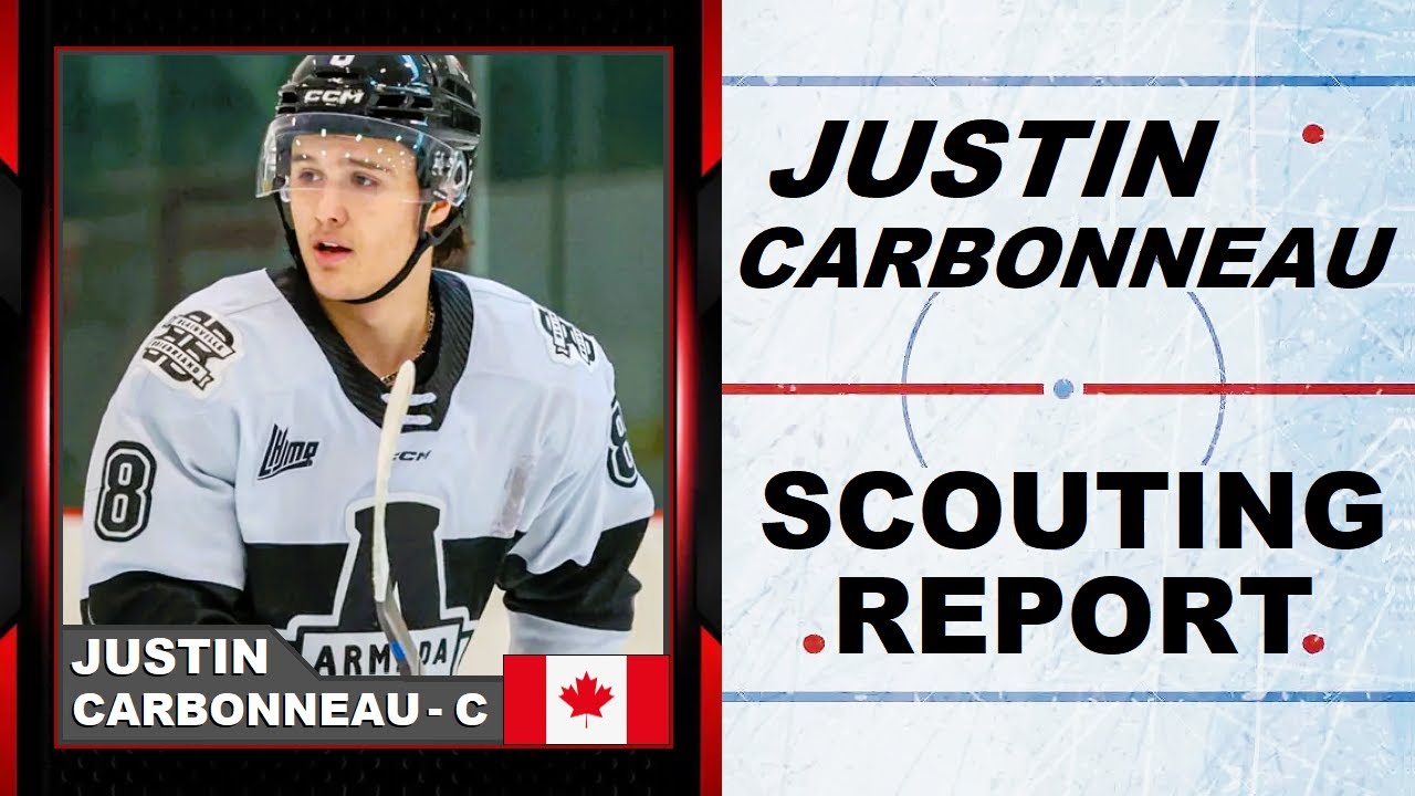 JUSTIN CARBONNEAU SCOUTING REPORT | 2025 NHL Draft