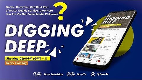 RCCG DIGGING DEEP || FLYING HIGHER WITH GOD || 15/12/2020