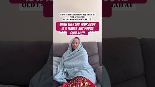 WHEN THEY SAY "YOUR BODY IS A TEMPLE" AND YOU'RE OVER 40!!!funny #over40 #fitover40 #comedyshorts