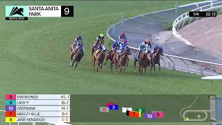 Headed for Om wins Race 9 on Saturday, March 9 at Santa Anita Park