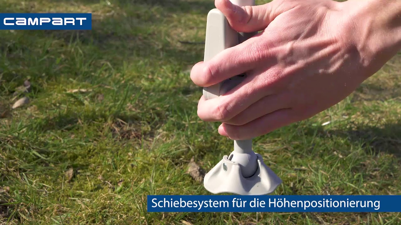 Table de camping Campart Travel TA-0859 – 115 x 70 cm