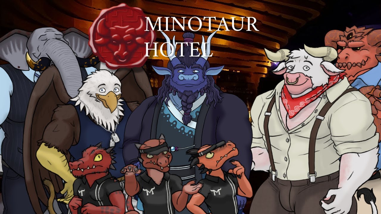 Kota hang outs! Who is our resident Japanese dragon daddy? - Minotaur Hotel 0.6 SFW [adult content]