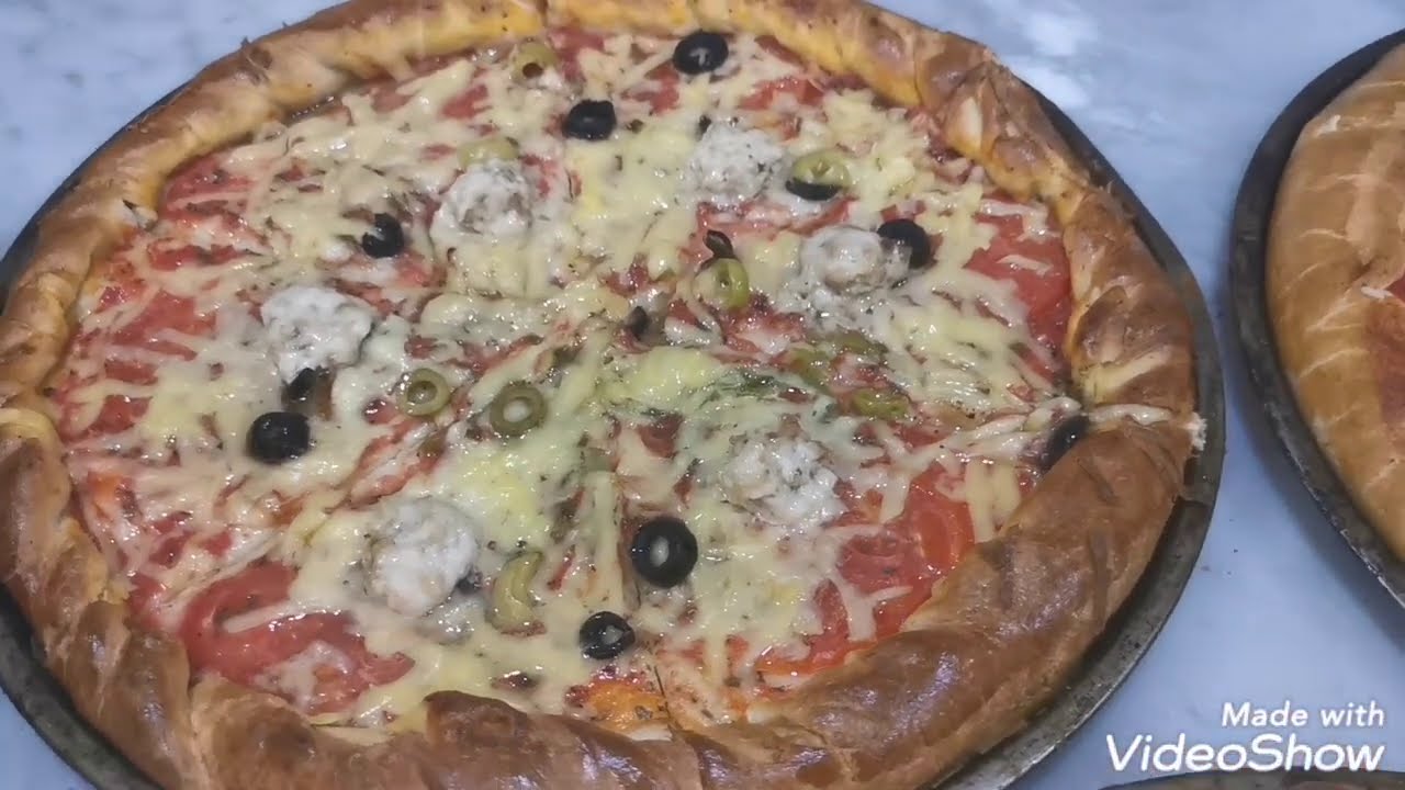 تحضير أفضل بيتزا في الجزائر بيتزا سكيكدة ناجحة 100%