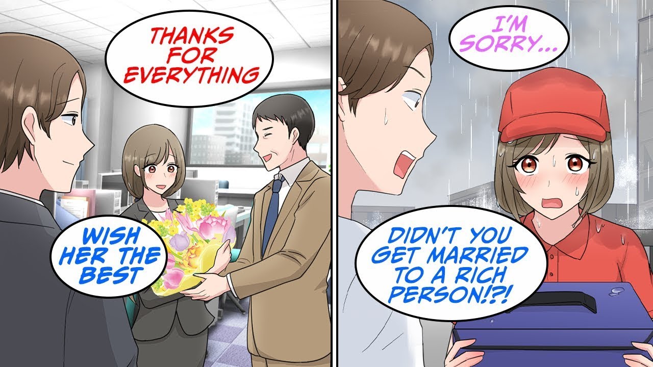 A colleague who married a wealthy man and quit her job [Manga Dub]