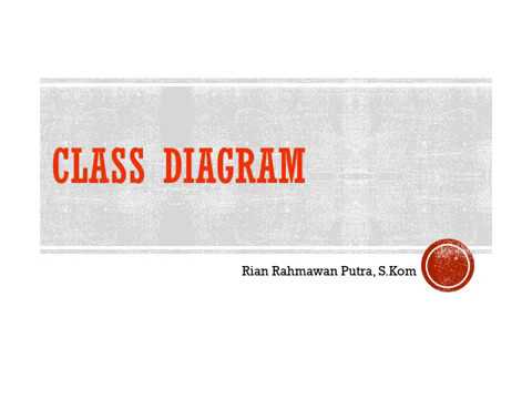 Penjelasan Class Diagram - Bahasa Indonesia - YouTube
