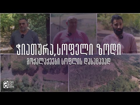 ჭიათურა, სოფელი ზოდი: მოქალაქეები სოფლის დასაცავად