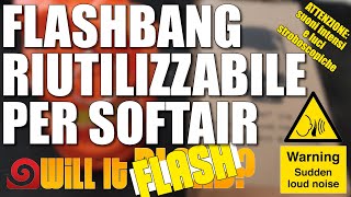 flashbang riutilizzabile da softair - t238 v3 electric airsoft flashbang