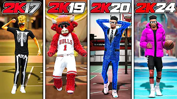 I Created The BEST BUILD From EVERY NBA 2K on NBA 2K24