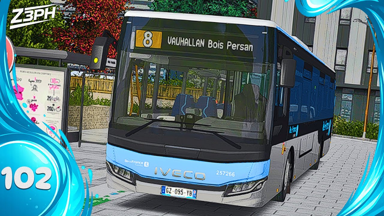 OMSI 2 Grand Paris-Moulon | Ligne 8 Hubs Hôtels → Vauhallan Bois Persan | Iveco Crossway Facelift.