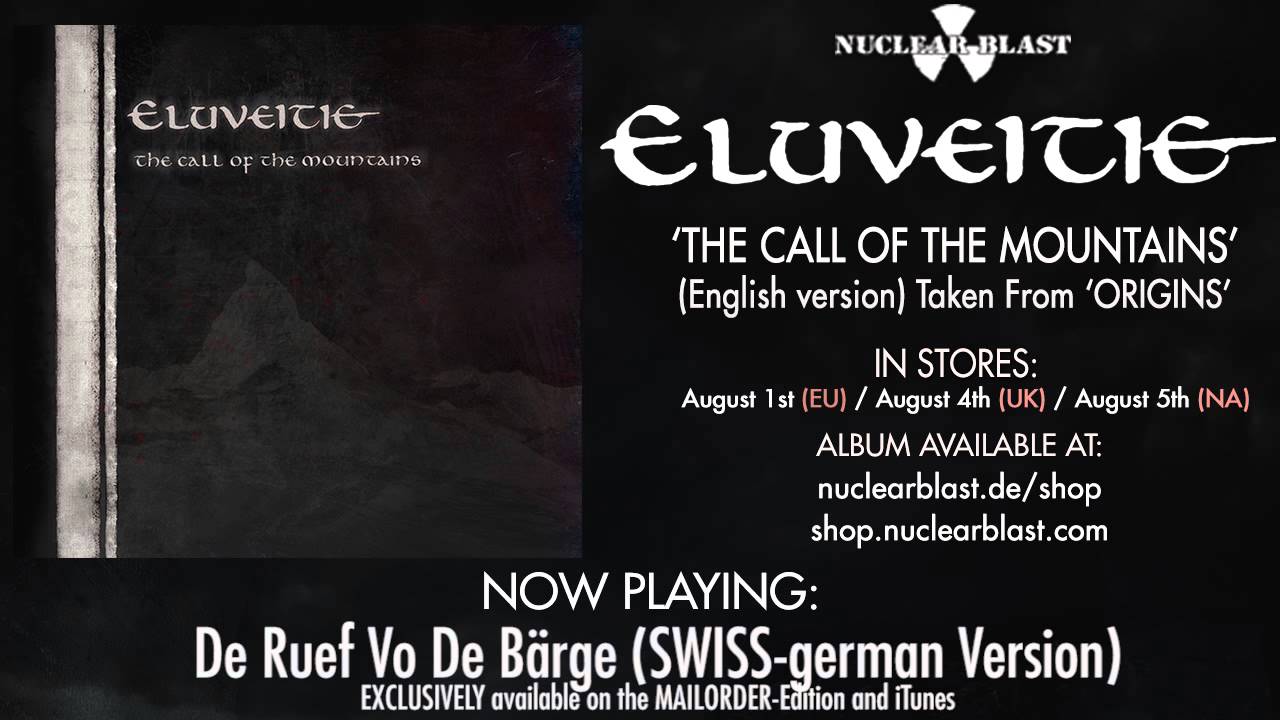 ELUVEITIE - The Call Of The Mountains (OFFICIAL MULTILINGUAL TRACK