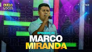 Marco Miranda performs Vicente Fernández's Mátala. 🎙️🔥