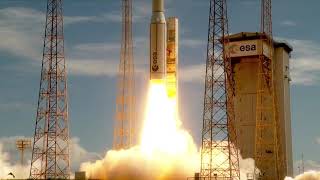 LIFTOFF! ESA Vega-C Carrying KOMPSAT-7 from French Guiana