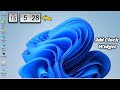 How to Add a Clock Widget on Windows 11 &amp; Windows 10 Desktop