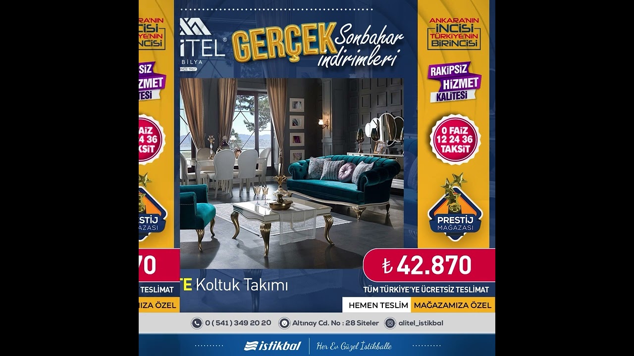 Alitel İstikbal Gerçek Sohbahar İndirimleri Kasım 2022 - 1