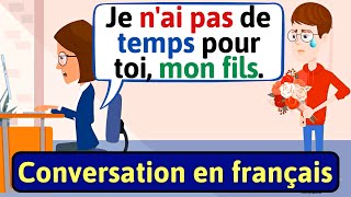 APPRENDS LE FRANÇAIS: Mère et fils | Daily French Conversation - LEARN FRENCH