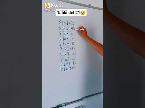 tabla del 21 #shorts #mathematics #retomatematico #trucosmatematicos ¡Descubre Cómo Calcular el 21 de Algo de Forma Fácil y Rápida!