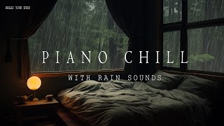 Tranquil Forest Rain Sounds  Soft Piano Music for Deep Sleep and Relaxation