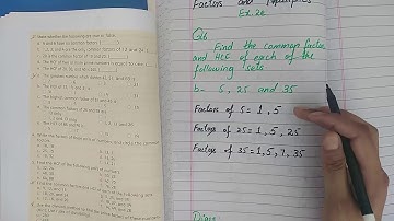 Factors and Multiples -- Class 4 Math, Unit 2, Exercise 2e, Lecture 15,