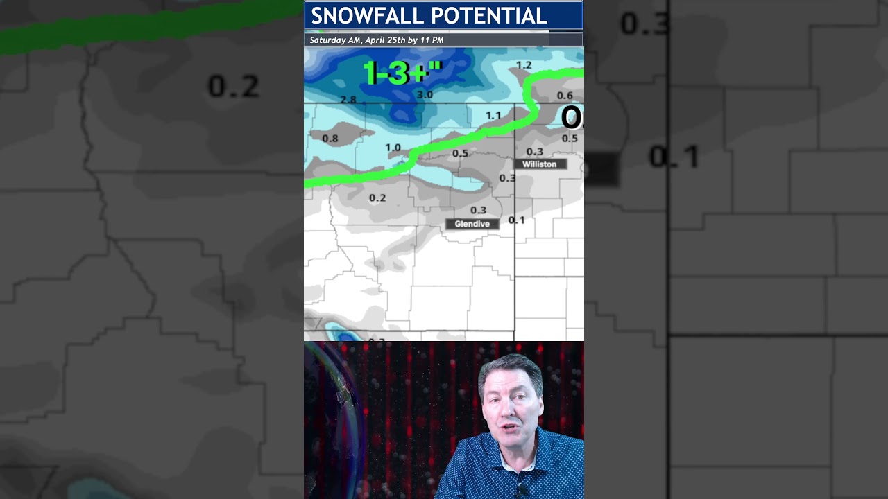 LOOK OUT! 100% Chance of Rain and SNOW Monday