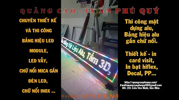 hướng dẫn làm led ma trận full màu p10  ( led  Module)