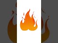 Glowing Fire time lapse | ipad | SPTDIGITAL #youtube #shorts #shortsvideo #digitalart