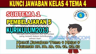 Kunci jawaban buku siswa tema 4 kelas ...