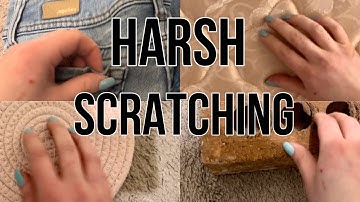 ASMR | Fabric & Carpet Scratching | Fast and Aggressive | Lofi | No Talking