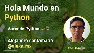 Learn Python 🐍📚 - Ep. 3 Hello World in Python